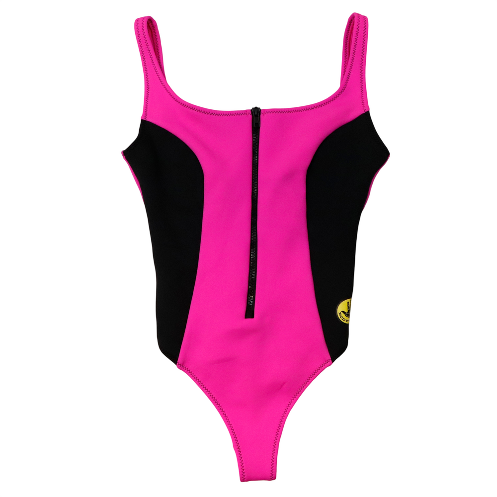 Vintage Body Glove Pink/Black Swimsuit Size S